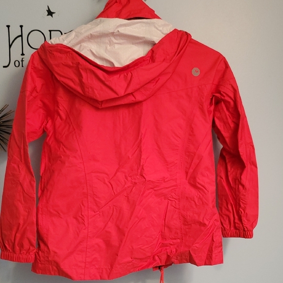 Marmot Vivid Red Kids Raincoat - Picture 3 of 3